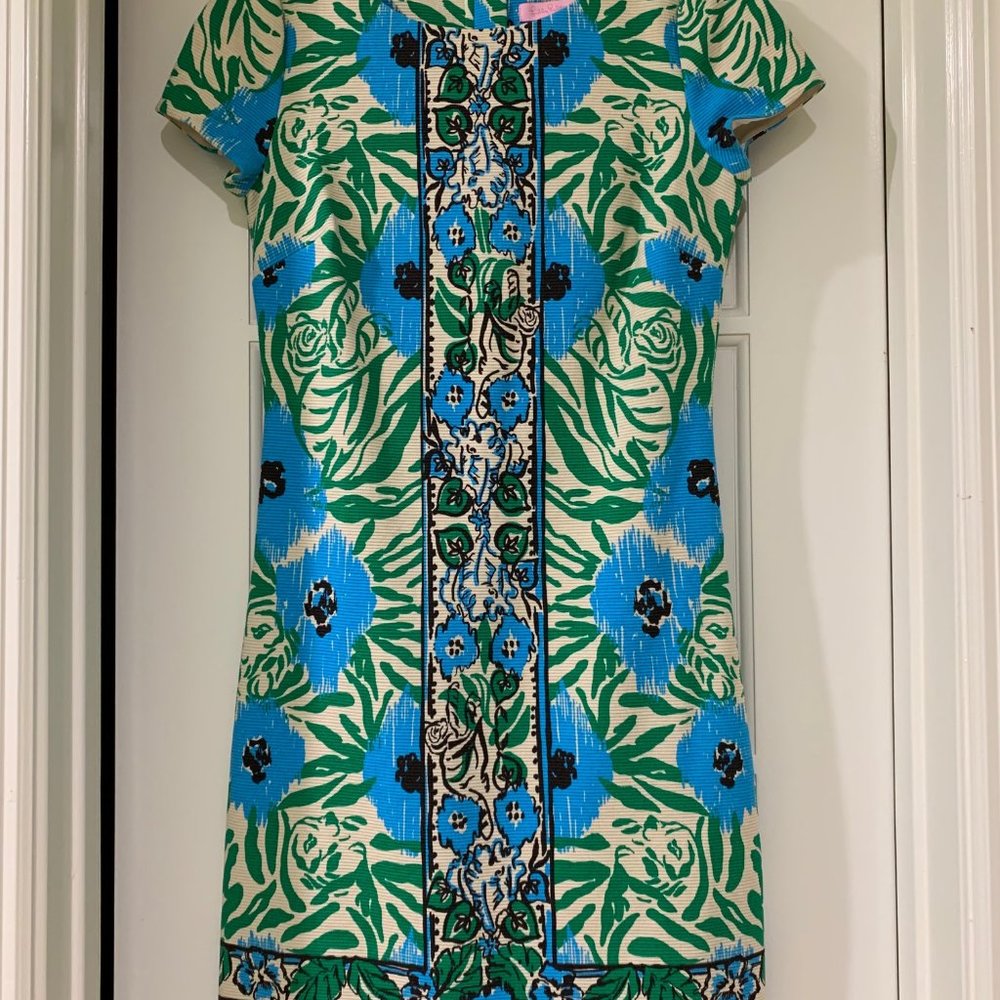 Lilly Pulitzer Layton Knit Dress Sea Oat Ikatty XS - Picture 2 of 4